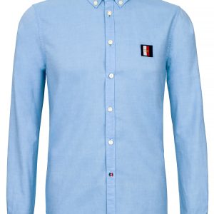 CHEMISE TOMMY HILFIGER LOGO LIGHT BLUE