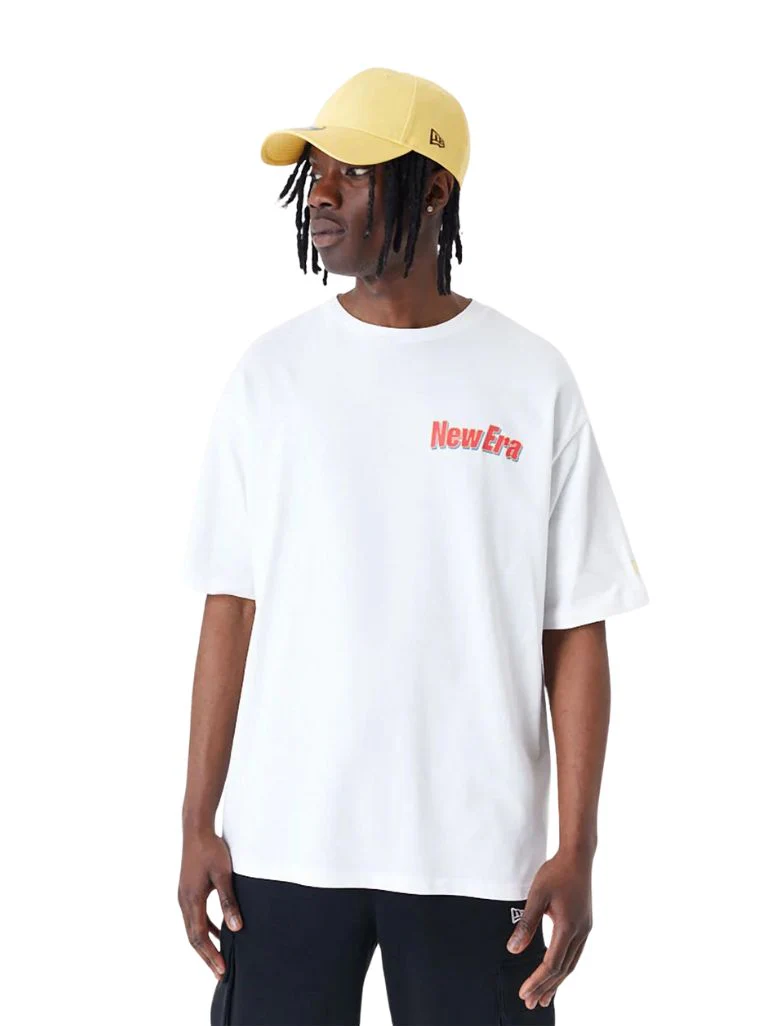 T-SHIRT OVERSIZE NEW ERA CACTUS BLANC – Image 2