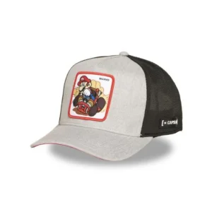CASQUETTE CAPSLAB MARIO KART GRIS/NOIR