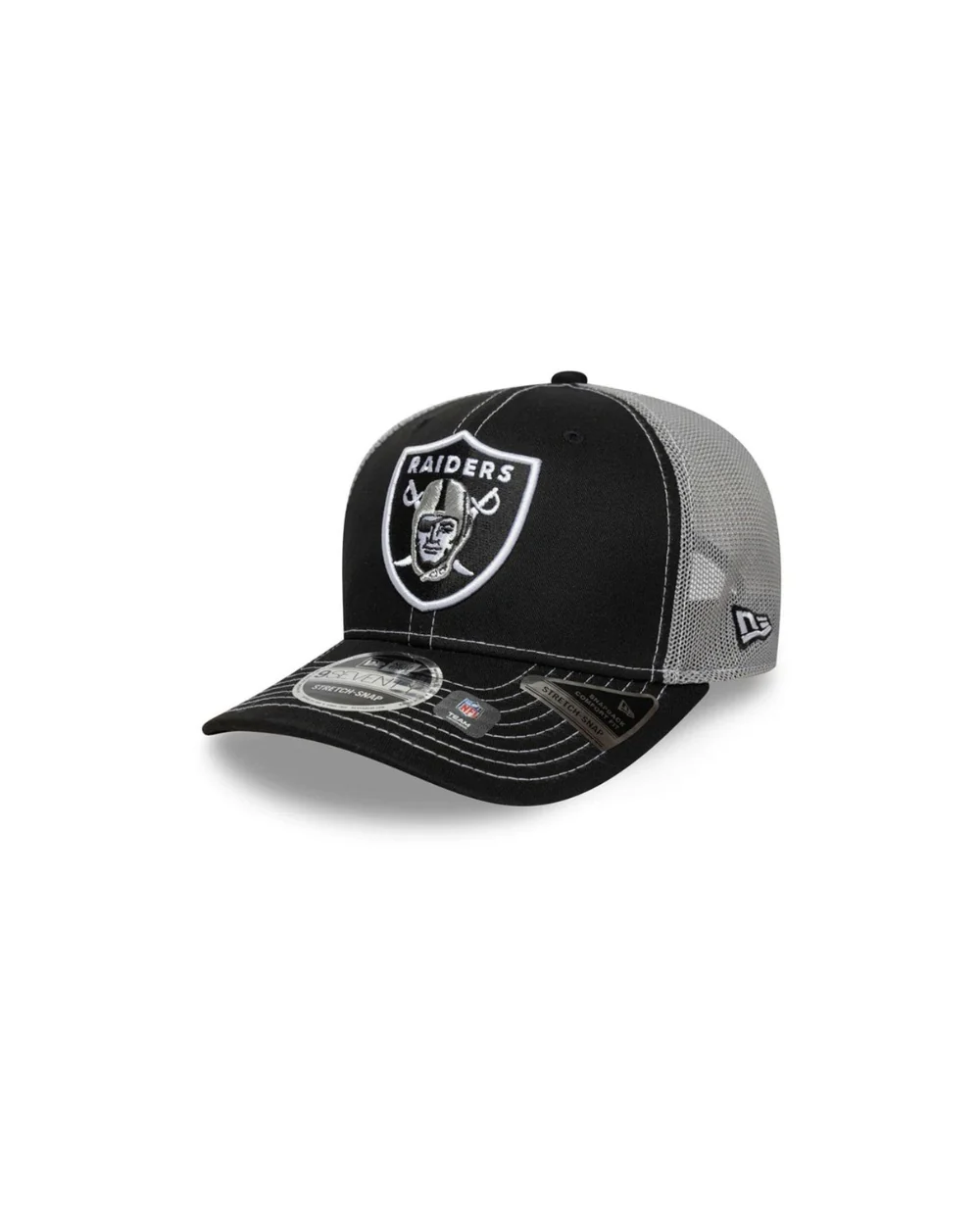 TRUCKER NEW ERA 9SEVENTY RAIDERS NOIRS/GRIS