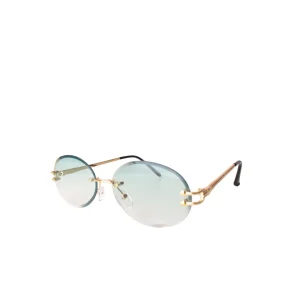 LUNETTES CENTRAL VISION VERT OVALE
