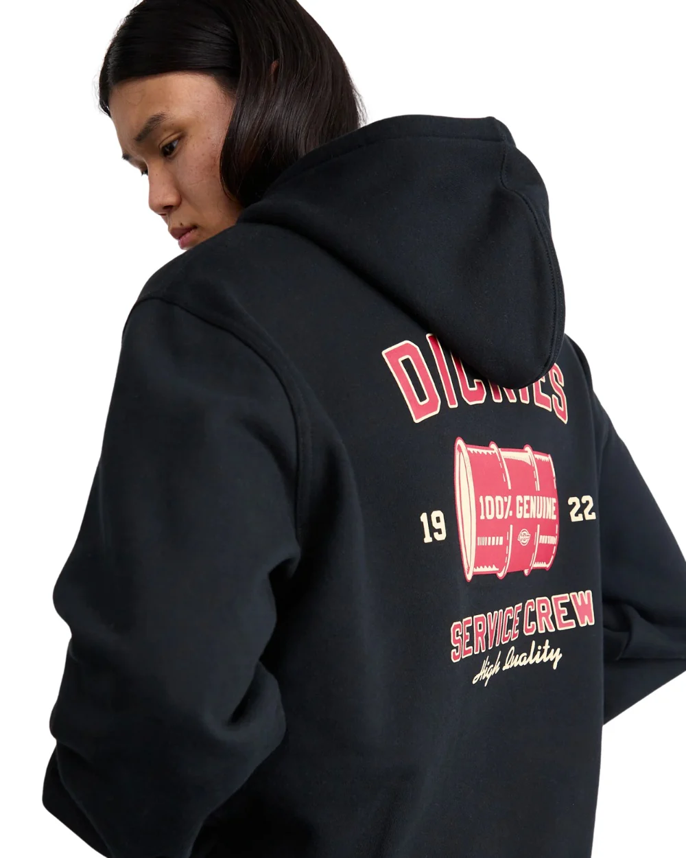 HOODIE DICKIES SERVICE CREW NOIR – Image 3