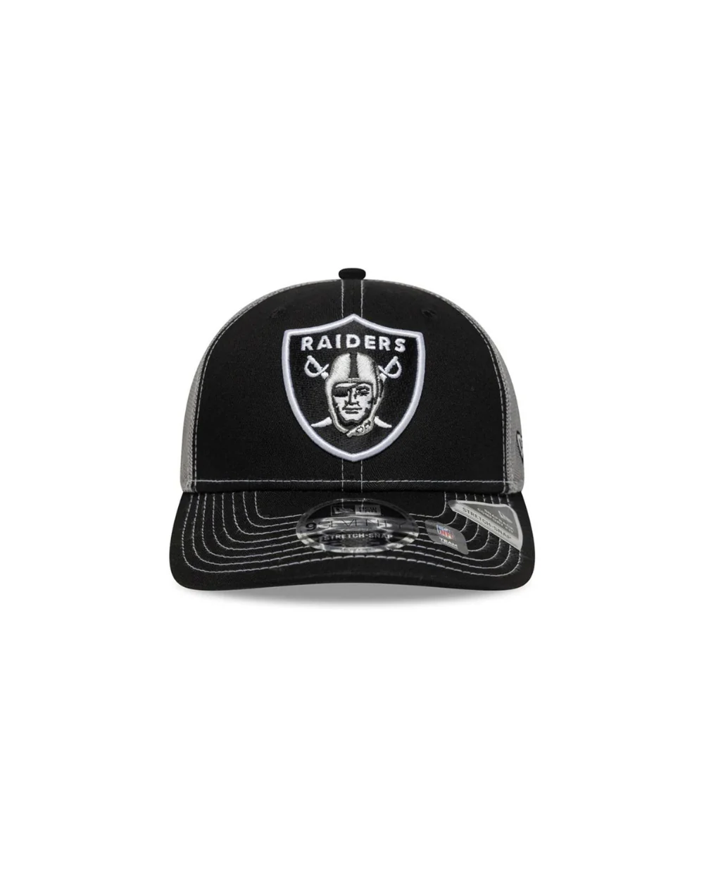 TRUCKER NEW ERA 9SEVENTY RAIDERS NOIRS/GRIS – Image 3