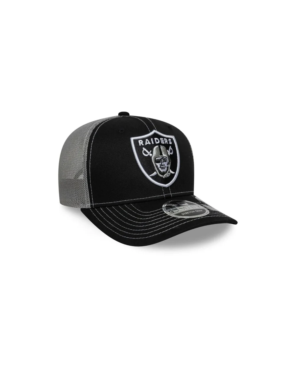 TRUCKER NEW ERA 9SEVENTY RAIDERS NOIRS/GRIS – Image 4