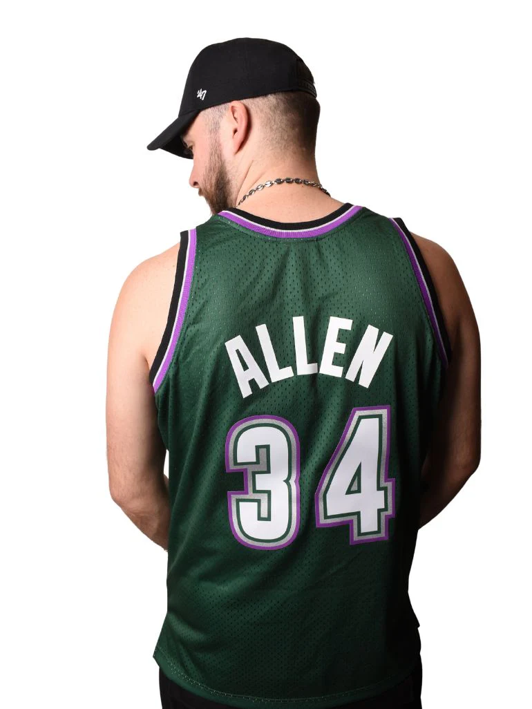 DEBARDEUR MITCHELL & NESS MILWAUKEE BUCKS "ALLEN" VERT – Image 5