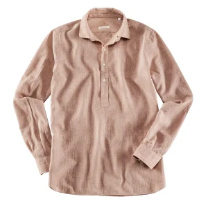 A.B.C.L. Japan Hemd Pop Over Brown